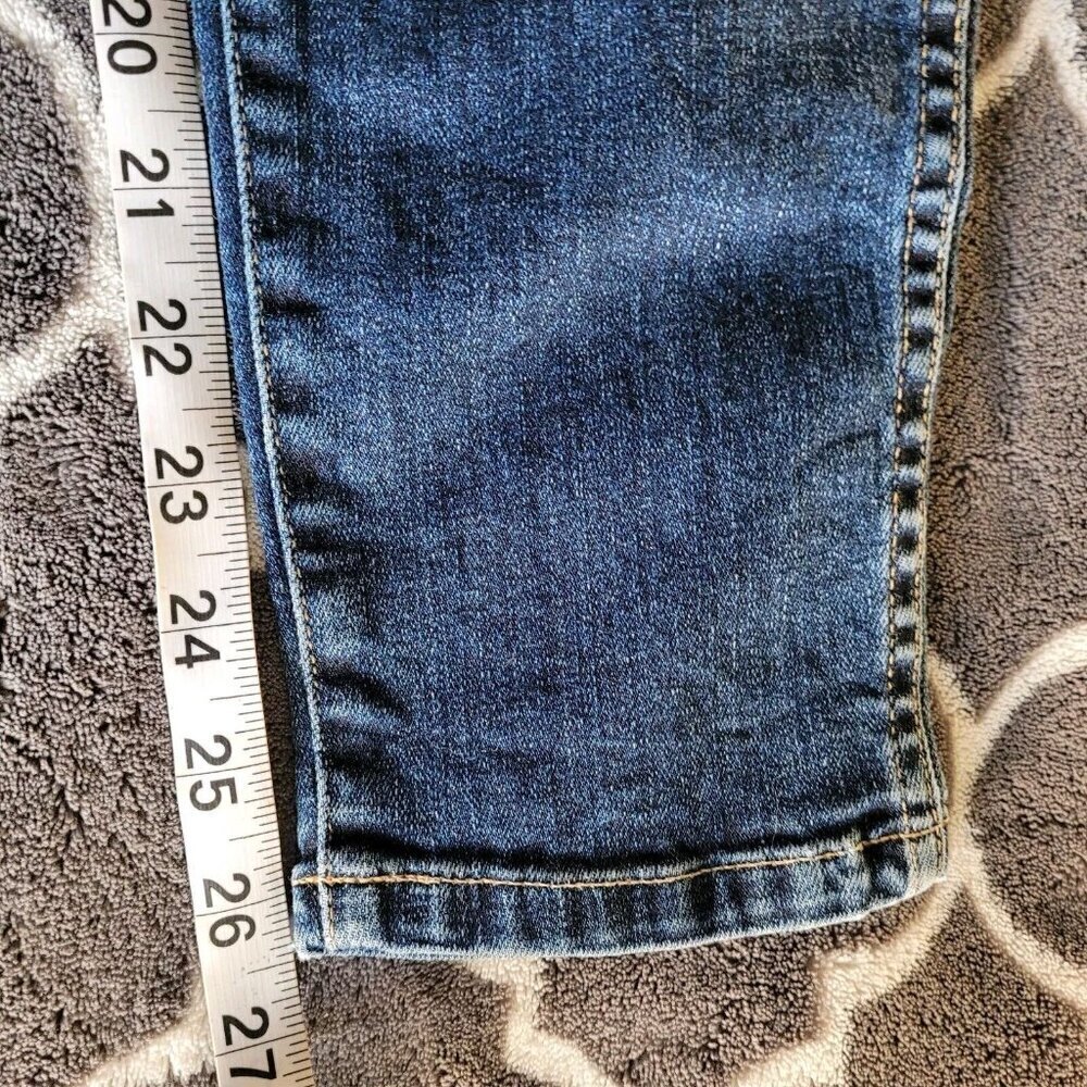 The Great The Almost Skinny Jeans Size 27 Blue Dark Wash High Rise Stretchy - Picture 7 of 9